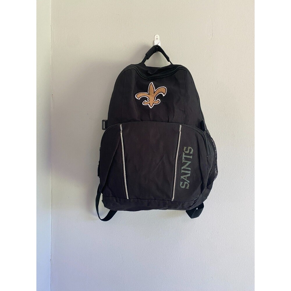 New Orelans Saints packable Backpack Black NFL Licensed Football